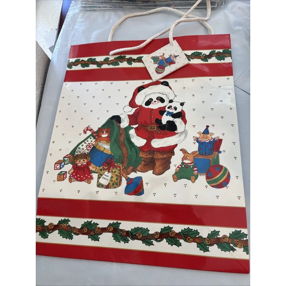 Vintage Sandy's Small Wonder Christmas Gift Bag 10x13‎